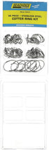 Seachoice Stainless Steel Cotter Ring Kit, 66 Pieces in All Popular Sizes