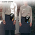 MELINON Restaurant Waiter Waist Money Pouch Bag, Serving Apron, Check Holder with Multiple Pockets, Adjustable Belt