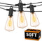 ZOTOYI Outdoor String Lights 50 FT, Patio Bulbs with 27 LED Plastic