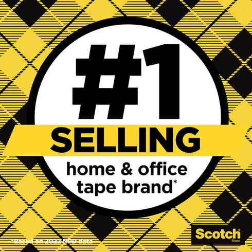 Scotch Photo Safe Double-Sided Tape, 1/2 Inch x 400 Inches, Pack of 4 Rolls with Dispensers