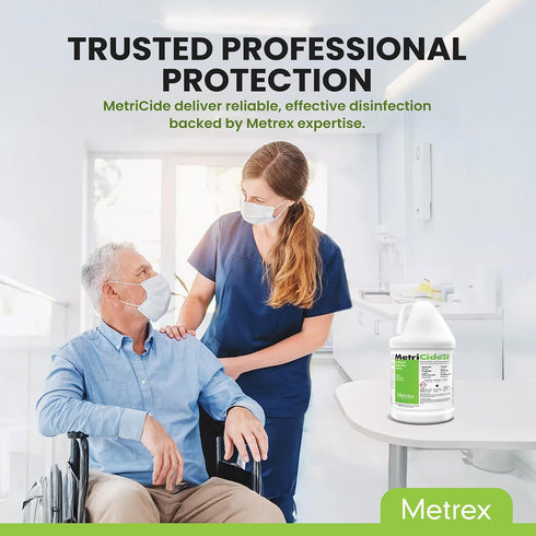 Metrex 28 2.5% 28 Immersible 1 MetriCide High-Level Sterilizing & Disinfecting Solution Glutaraldehyde, Reusable Up