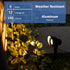 Lighting Living 6 12V Malibu LED Floodlight Low Voltage Landscape Lighting Outdoor Spotlight for Walls Trees Flags