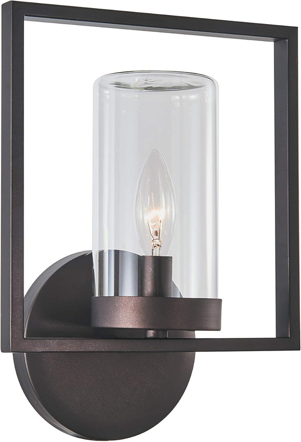 Transitional 1 Light Rubbed Bronze Outdoor/Indoor Wall Sconce 13" Tall