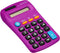 PATIKIL Basic Calculator, 8 Digit LCD Display, 4 Function Small Desktop Calculator, Battery Powered, Handheld, Purple