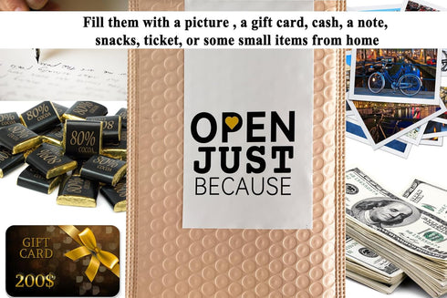 Open When Envelopes for College Student, University Gifts, Leaving Home Gift, 6 Pack Multi-color