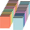 Fuutreo 24 Pcs 8.5'' x 11'' Colored Legal Pad Writing Pads Narrow Ruled 50 Sheets Per Notepad Micro Perforated Writing