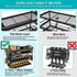 400lbs, 4 8 Power Tool Organizer Wall Mount Loads Layers Heavy Duty Tool Organizers and Storage, Cordless Tool Rack