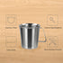 Heyiarbeit 24 Ounce Measuring Cup with Handle, 304 Stainless Steel Graduated Beaker, 700ml