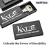 Katzco 3-Pack Magnetic Key Lock Box - Hide a Spare Key - 1.25 x 2.75 in Strong Magnet Case, Black