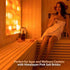 8"x4"x1" Pack 4 2.5 lbs Himalayan Pink Salt Tiles & Bricks - for Spa, Sauna, of Salt Bricks for Salt Wall, Salt Blocks