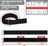 Heavy Duty Cinch Straps - 6 Pack, 1" x 20", Reusable Durable Hook and Loop with Stainless Steel Metal Buckle