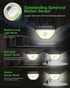 3 200 IP65 6 Pack Solar Lights Outdoor, Motion Sensor Solar Wall Lights with Lighting Modes, LED Outdoor Solar Lights
