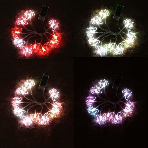 1.65M 10LEDs Decorative Horse Shape Night Mood Light for Indoor Home Bedroom Festival Wedding Party Baby Child RGB