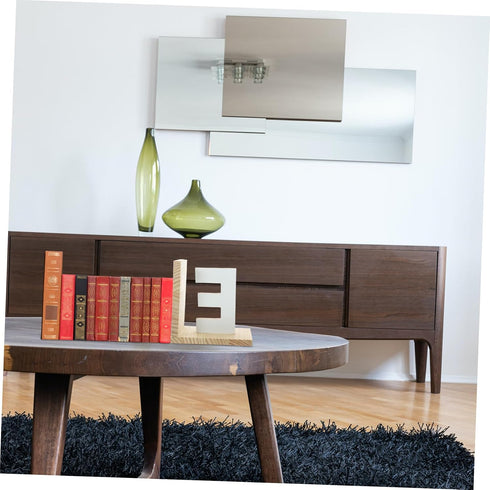 Decorative Wooden Bookends for Desk Organization