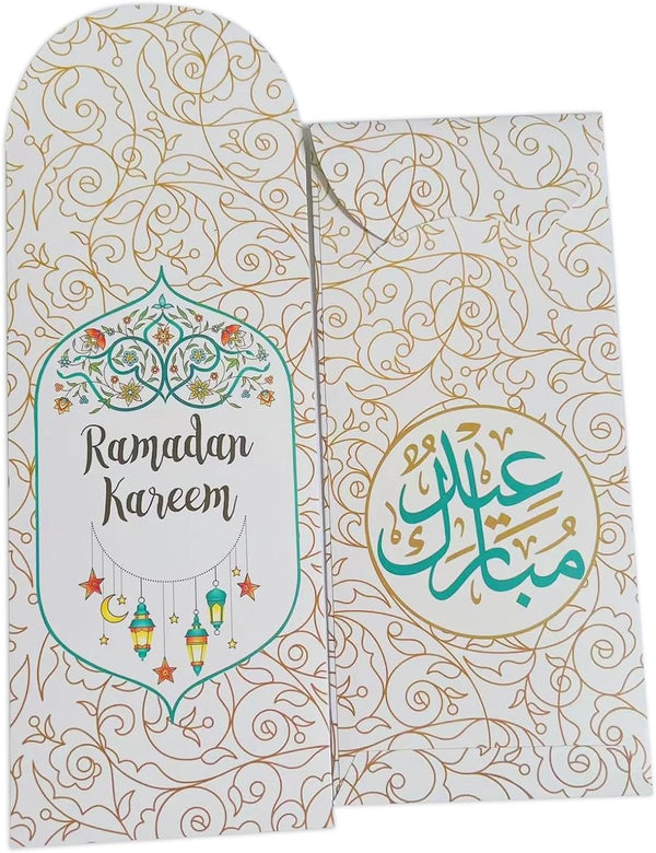 Ramadan Kareem Money Envelopes, Eid Mubarak Envelopes for Cash Gifts, Ramadan Lantern Envelope for Lucky Currency Gift