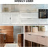 Ravinte 10 Pack Finger Pulls for Cabinets, 150mm/5.9" Length Matte Black Concealed Handles for Kitchen Drawers