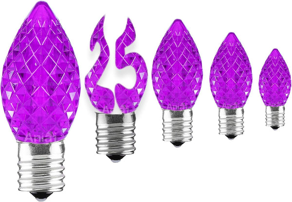 25PCS C7 Led Christmas Light Bulbs - C7 Led Bulbs with E12