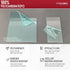 FYSCEMZZ 10PCS 770856 - Replacement Welding Helmet Clear Lens Kit for Inner and Outer Protective