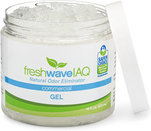 Fresh Wave IAQ 16 Fl. Oz. Commercial Odor Eliminating Gel, Natural Plant-Based Odor Absorbers for Home