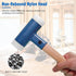 LAOJIEDAO Hammer Dead Blow Nylon with Walnut Handle, Non-Marring Dual-Face Mallet with Steel Shot Core for Tile