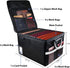 Fireproof Document Box with 5 Pack Hanging File Folders (Letter Size), Portable Organizer Box with Lock and Handle (5