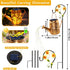 Solar Lights Outdoor Waterproof, Sunflower Solar Watering Can Lights with Shepherd Hook, Birthday Gifts for Mom Grandma