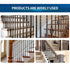 Stair Balusters Iron Baluster Shoes with Screw for 1/2" Square Balusters, Satin Black, 12 Pcs, Copper Wrought Iron
