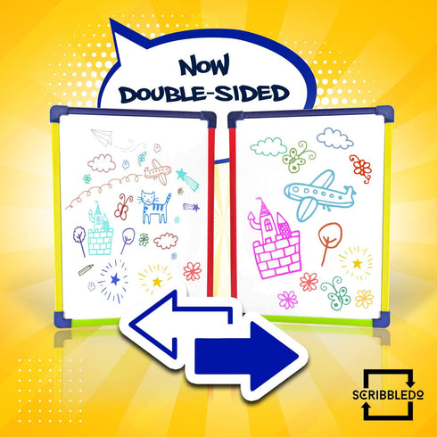Magnetic Dry Erase Board for Kids, Whiteboard 9” x 12”, Includes White Board for Writing Learning & Drawing Art