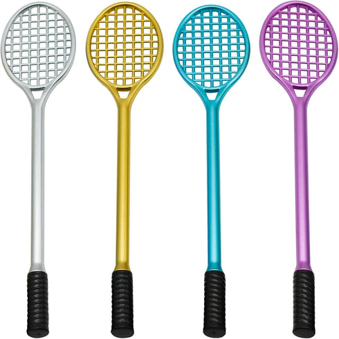 Maydahui 40PCS Tennis Racket Gel Pen, Black Ink for Home Office School
