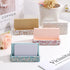 uxcell Business Card Holder for Desk, Plastic Double Side Business Name Card Organizer Desktop Card Rack Display Stand