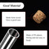 Weewooday 20 Pieces Plastic Test Tubes with Cork Stoppers - Halloween Science Party Storage Containers