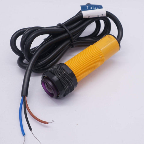 1 M18 6-36VDC 5M E3F-5DP1 Taiss/ Pair Photoelectric Sensor Infrared Ray Through-Beam Reflection Optical Photoelectric