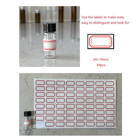 4ml Clear Glass Vials with Screw Caps and Plastic Stoppers, Leak-Proof Small Liquid Sample Vial, 12PCS