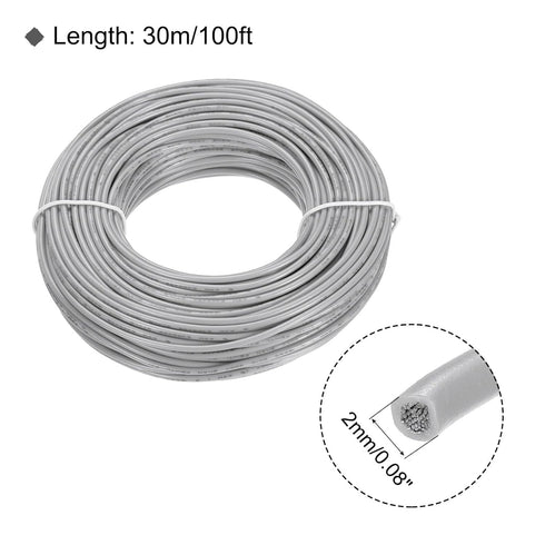 MECCANIXITY 18AWG Wire, 18 Gauge Stranded Wire PVC Hookup Wire, Electrical Wire UL1007 Tinned Copper.