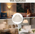 ZALIR E26 E26 Glass Lamp Shade Replacement with Marble Veins, Shade Replacement for Torchiere Lamp, Alabaster Glass