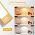V4light 1500mAh Dimmable 3 Closets (9 Rechargeable Motion Sensor Under Cabinet Light, Magnetic LED Bar with Battery