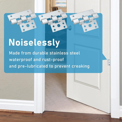 3 Pack Mobile Home Door Hinges, Compatible with Elixir Mobile Homes Exterior Door