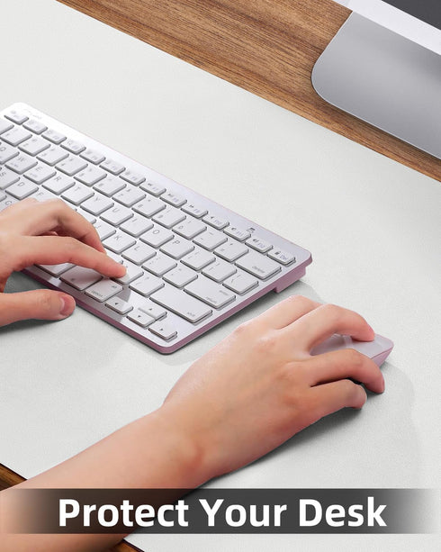 55" 17") Extra Large Desk pad, Leather Desk Pad Protector,Office Desk Mat,Mouse Pad, Non-Slip Desk Blotter, Laptop Desk