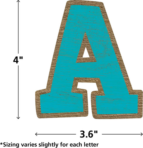Teacher Created Resources Painted Wood Bold Block 4" Letters Combo Pack (TCR8820)