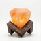 Generic Himalayan Salt Lamp Diamond Shape Hand-Carved Pink Rock Salt Light with Dimmer,