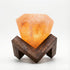 Generic Himalayan Salt Lamp Diamond Shape Hand-Carved Pink Rock Salt Light with Dimmer,