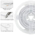 RGBZONE 10pcs 2-Pin 8mm LED Strip to Wire Connectors and 10m/32.8ft 2 Pin Extension Wire for Single Color LED Strip