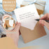 ZestHub 40 Pack 5x3.5 Inchs Small Thank You Cards, Mini Gold Foil Thank You Notes Bulk with Envelopes and Stickers
