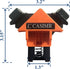 90 Degree Corner Clamp, 4 Pack Adjustable Single Handle Spring Loaded Right Angle Clamp