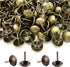 500Pcs BetterJonny Upholstery Tacks, Decorative Furniture Nails Pins, 17X11MM Bronze Metal Thumb Tacks
