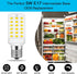 Refrigerator Bulb Kei d28k 4w Kel 2812 Freezer Bulb Kei D28m Kel 2815 ac100-265v 3.8w Refrigerator Light Bulb 5304517886 Replacement E17 Intermediate Base Fridge LED Lamp, White, Pack of 1 by TZLONMFG