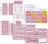 EKG Badge Card Nursing Reference Interpretation ECG Ruler Measurement Cardiac, Cheat Sheet Nurse Accessories