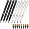 Everlasting Inkless Pencil Set, 8Pcs with Eraser and 8 Pcs Replaceable Nibs