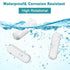 PTFE Magnetic Stirrer Mixer Stir Bar Set, White Color Laboratory Bar, Stir Plate Magnet (25 mm/1 Inch and 30 mm/1.18