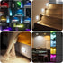 Generic 3 Closet Wireless Stair Lights Pieces Rechargeable Motion Sensor Night Lamp Under Cabinet Lighting Cord-Free